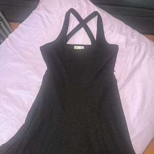 Joyfolie Mia Joy black ribbed dress